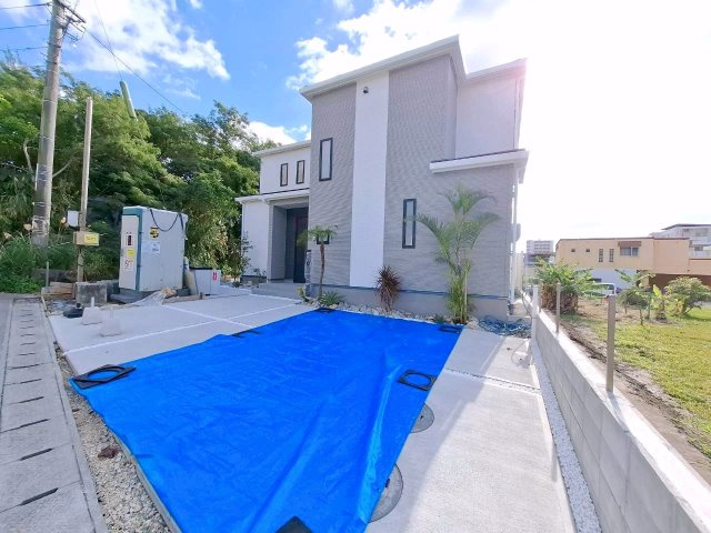 ハートフルタウン沖縄市古謝　全1棟の外観：施工例|※未完成物件の為、同建築会社施工参考写真となります。