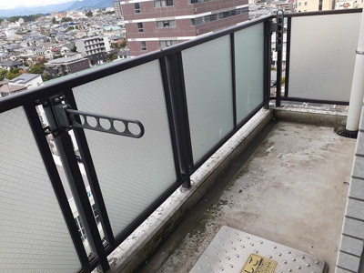 【バルコニー】 | 双葉ハイム一条 | 暖かな日差しのふりそそぐバルコニー