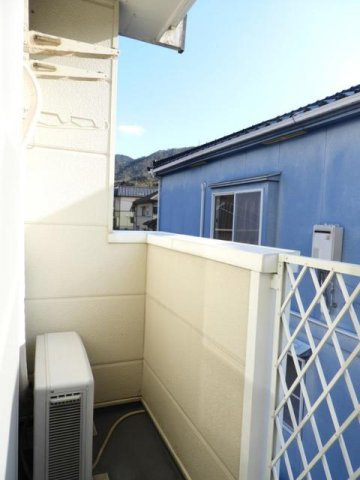 ひまわりＡのバルコニー|バルコニー付きです