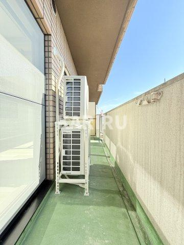 ISM今里のバルコニー