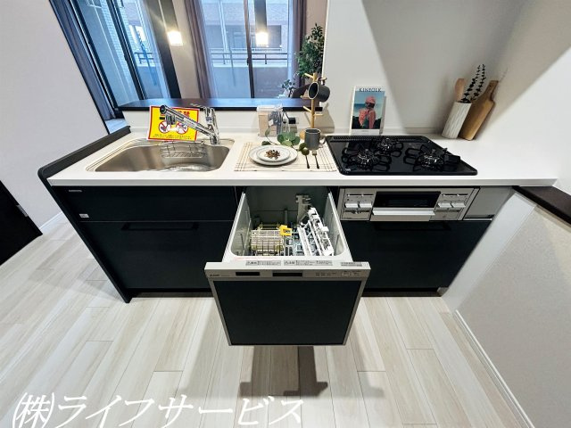【キッチン】 | キングスクエア北大阪パークフェリスⅡ番館 | キッチン食器洗浄乾燥機付！家事の時短の味方です！