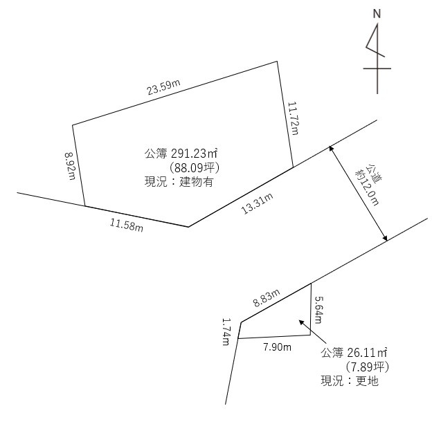 岡崎市稲熊町字海深土地の画像