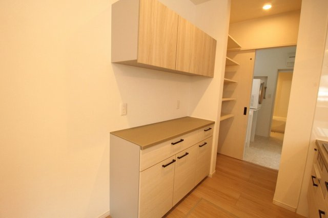 福井町　新築戸建の収納|カップボード