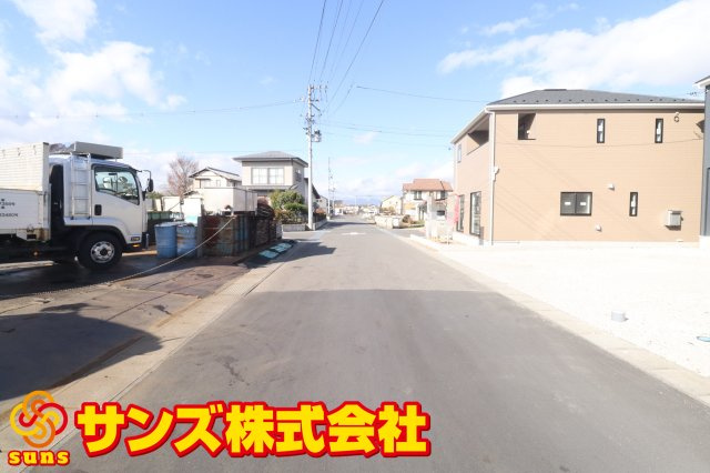 岩瀬郡鏡石町旭町　　　２号棟　　鏡石第２小学校、鏡石中学区の前面道路含む現地写真|南側前面道路