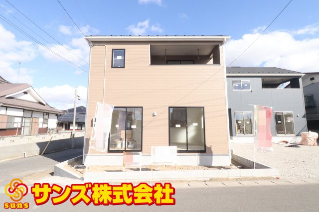 岩瀬郡鏡石町旭町　　　２号棟　　鏡石第２小学校、鏡石中学区の外観|南側から見た外観