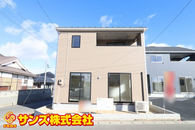 岩瀬郡鏡石町旭町　　　２号棟　　鏡石第２小学校、鏡石中学区の外観|南側から見た外観