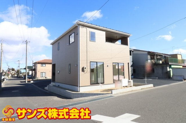 岩瀬郡鏡石町旭町　　　２号棟　　鏡石第２小学校、鏡石中学区の外観|南西側から見た外観