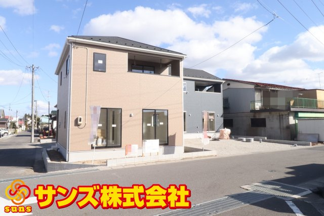 岩瀬郡鏡石町旭町　　　２号棟　　鏡石第２小学校、鏡石中学区の外観|西側から見た駐車スペース♪