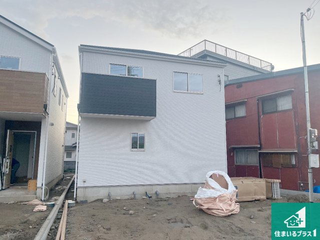 姫路市保城　第1期　新築一戸建ての外観|周辺は落ち着いた街並みの住宅地！子育てがしやすい住環境です！まだ未完成ですが、現地でしかわからない事もございます。是非一度ご覧ください。