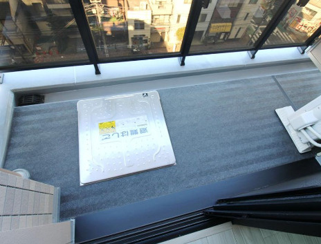 RJRプレシア菊川駅前のバルコニー