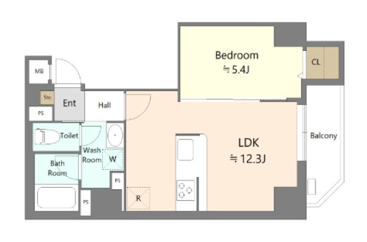 Alivis本郷三丁目の間取り