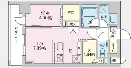 タスキプライムテラス後楽園の間取り