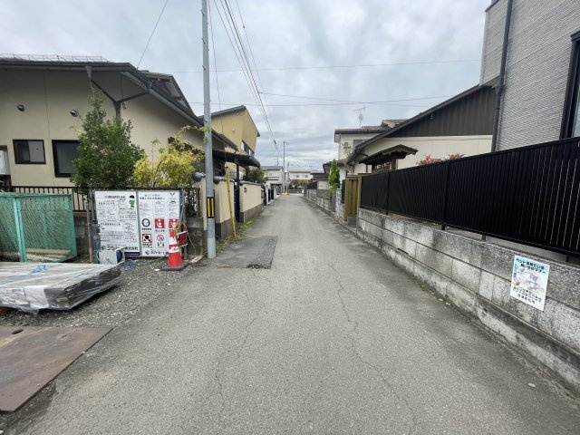 新築戸建・新築建売　会津若松市城北町【ZEH水準住宅】城北小・若松一中の前面道路含む現地写真