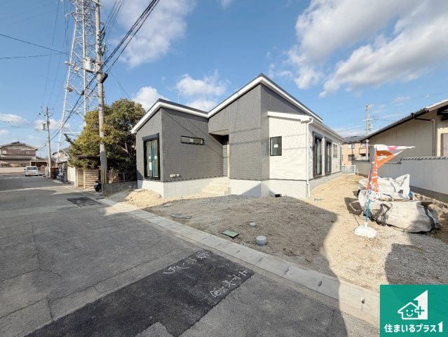 加古郡播磨町南野添　第24-1期　新築一戸建ての外観|現在の進捗状況です！順調に作業進行中、完成が待ち遠しいです！詳細の間取り等、お気軽にお問い合わせください！