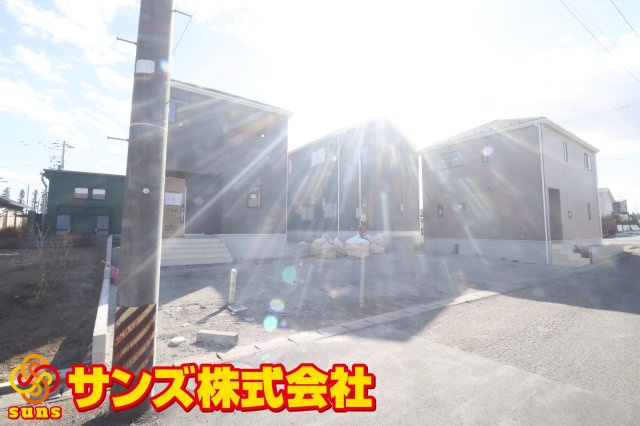 岩瀬郡鏡石町旭町　　　３号棟　　鏡石第２小学校、鏡石中学区の前面道路含む現地写真|西側前面道路