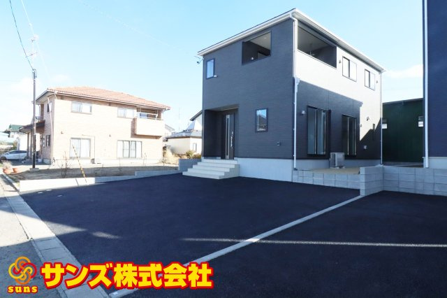 岩瀬郡鏡石町旭町　　　３号棟　　鏡石第２小学校、鏡石中学区の前面道路含む現地写真|西側前面道路