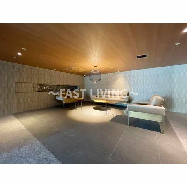 ブランズ牛込柳町のロビー