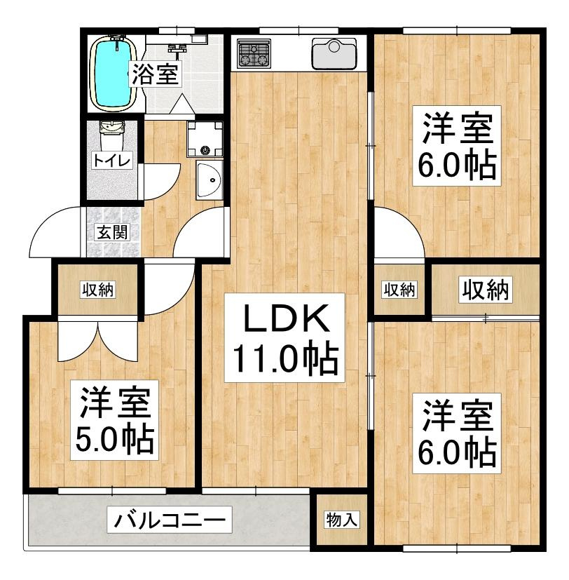 神陵台西住宅　61号棟
