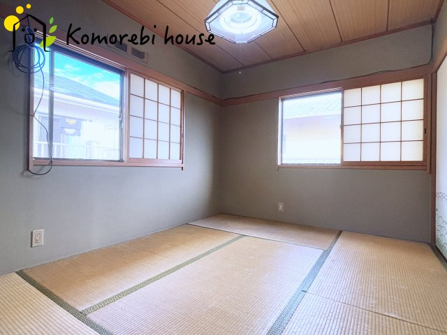 川島町八幡　中古一戸建ての和室|6帖の和室です