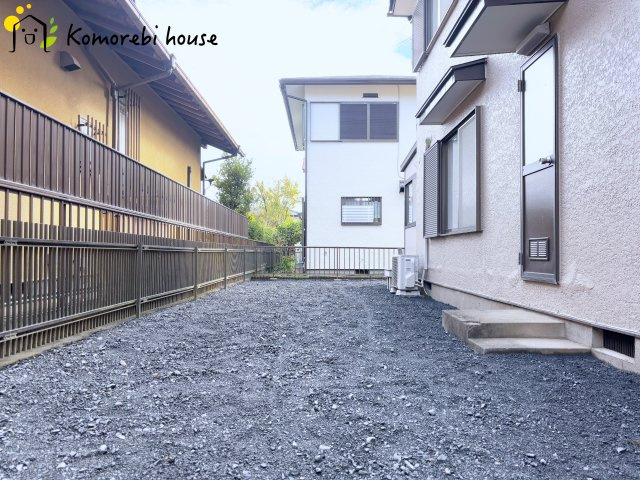 川島町八幡　中古一戸建ての庭|裏庭です