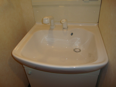 【洗面所】 | ドリームハイツ・吉田 | 洗髪洗面化粧台