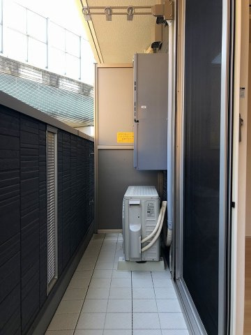 ラフィネ宿河原のバルコニー