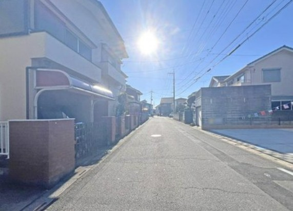 【新築】鶴ヶ島市羽折町新築住宅 全１棟の前面道路含む現地写真|前面道路含む現地写真です