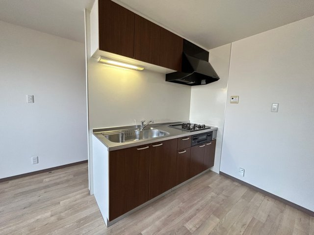 交野市星田８丁目の賃貸マンションのキッチン|お料理しやすいキッチンです