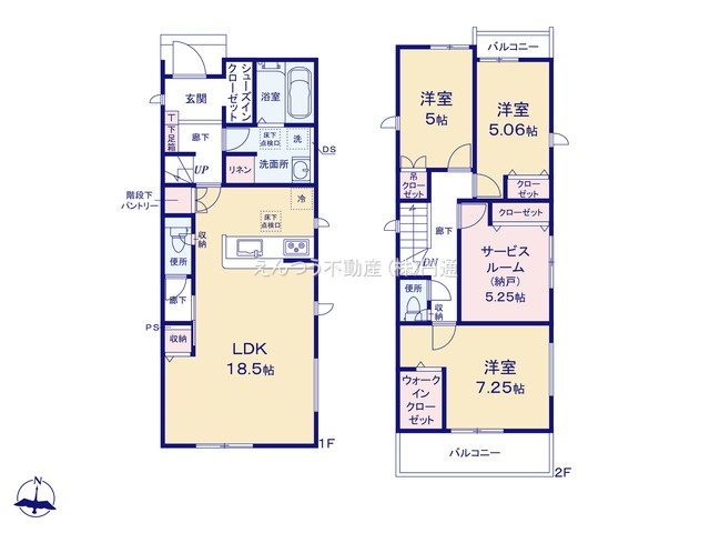 グラファーレ西城2棟の間取り