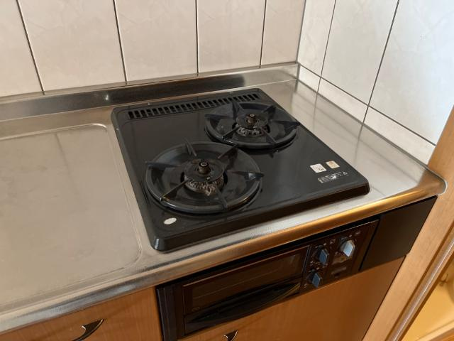 セピアローズのキッチン|２口ガスコンロ
