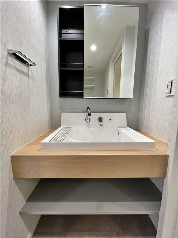 ベルパーク湘南茅ヶ崎E館の独立洗面台