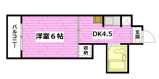 サンシャイン向洋の間取り