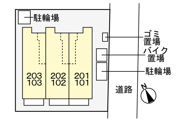 グラン・ジュテの駐車場