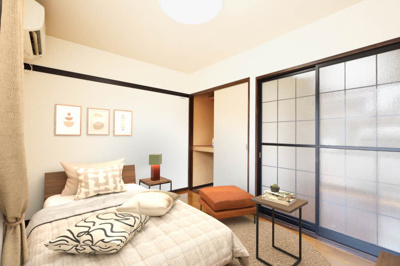 【寝室】 | エンドレスゴトウ C | ※同建物同型別のお部屋