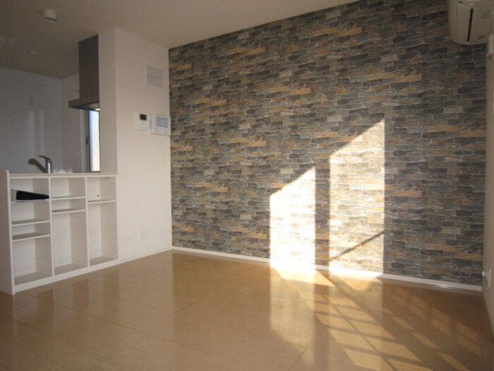 熊本市中央区出水６丁目のアパートの居間・リビング