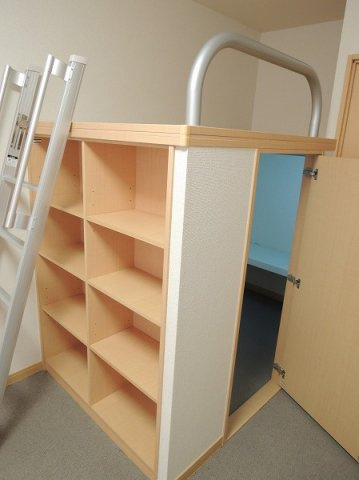 レオパレスＦｕｋａｓｉｏｎ五香の内装|棚の高さは変更可能です