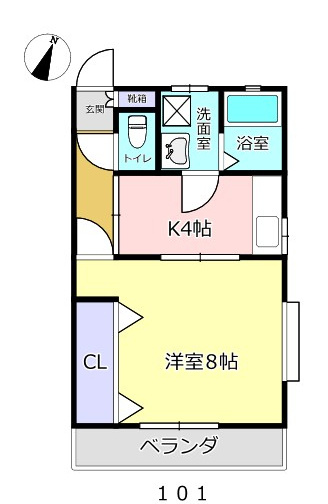 ビュウハイツの間取り