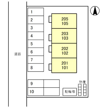 カレンデュラの区画図
