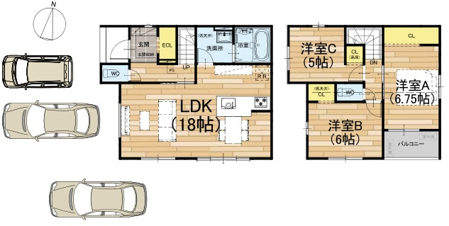 【間取り】 | K41323-1期3号地市原野