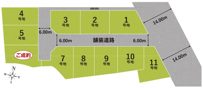 【区画図】 | K41323-1期3号地市原野
