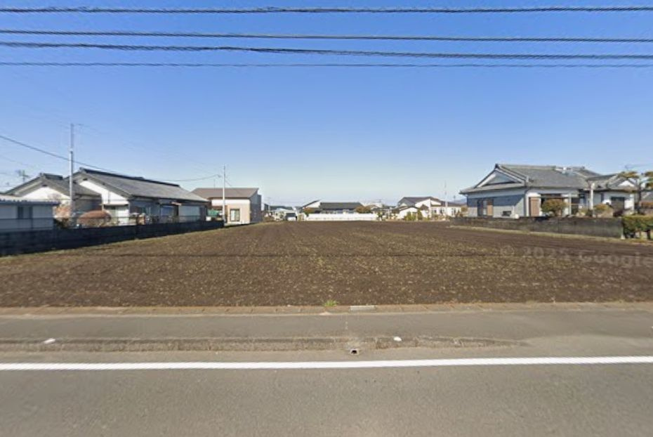 都城市安久町の売地の外観