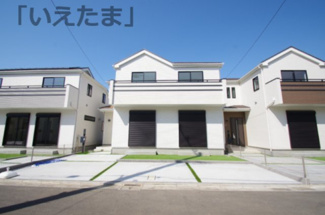 【外観】 | 【仲介手数料無料！！】府中市日新町5丁目　新築戸建て（全19棟）D号棟　5090万円 | 令和７年10月25日撮影　建築中