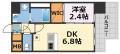 セレニテ難波ミラク弐番館の間取り
