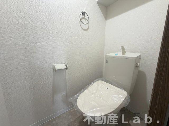 ソルーナ松橋のトイレ|１B号室(モデルルーム)の写真です。