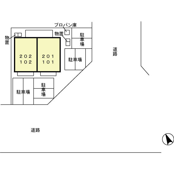 シャムロックⅢの区画図