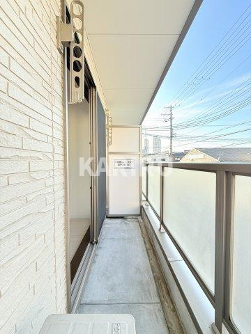 アクロス大日アパートメントのバルコニー