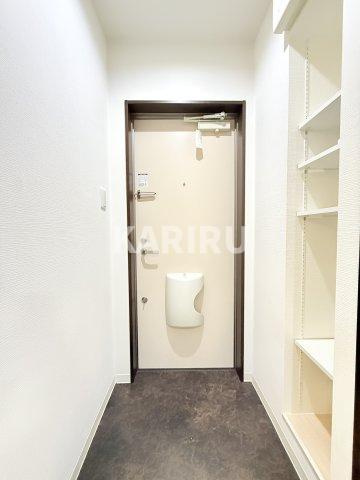 アクロス大日アパートメントの玄関