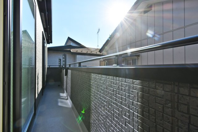 上尾市上27期全1棟のバルコニー