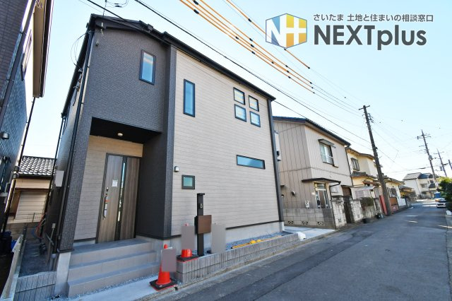 上尾市上27期全1棟の前面道路含む現地写真