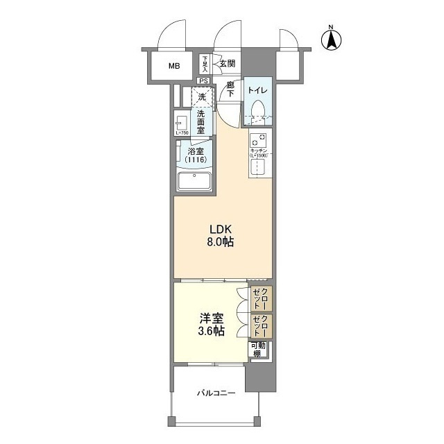 ソルレヴェンテ北堀江Q